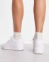 Truffle Collection chunky flatform trainers in white