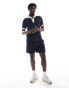 Фото #2 товара GANT logo towelling shorts in navy CO-ORD