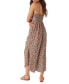 ფოტო #2 პროდუქტის Juniors' Keiko Printed Sleeveless Jumpsuit