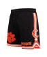 ფოტო #3 პროდუქტის Men's Black Clemson Tigers Classic Shorts