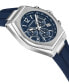 Фото #3 товара Часы Salvatore Ferragamo Swiss Tonneau Blue Silicone Strap Watch 42mm