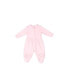 ფოტო #2 პროდუქტის Baby Girls Royal Baby Organic Cotton Gloved Footed Coverall Ballerina with Hat in Gift Box