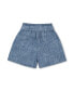 ფოტო #3 პროდუქტის Baby Girls Organic Cotton Pull-On Cinched Waist Woven Short