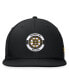 Men's Black Boston Bruins Authentic Pro Training Camp Snapback Hat