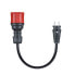 Фото #1 товара Зарядное устройство go-e CH-04-30, 0.3 м, IP55, 230 В, Черный/Красный