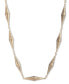 Фото #1 товара Lauren Ralph Lauren gold-Tone Textured 24" Strand Necklace