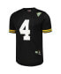 Men's Brett Favre Black Green Bay Packers Retired Player Name and Number Mesh Top