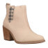 Фото #3 товара TOMS Everly Plaid Round Toe Pull On Womens Beige Casual Boots 10018906T