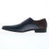 Фото #3 товара La Milano Barett A11906 Mens Blue Leather Loafers & Slip Ons Casual Shoes