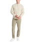 ფოტო #4 პროდუქტის Men's Slim-Fit Performance Stretch Textured Band-Collar Button-Down Shirt
