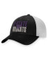 Фото #1 товара Men's Black, White Kansas State Wildcats Stockpile Trucker Snapback Hat