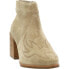 Matisse Vox Embroidery Booties Womens Beige Casual Boots VOX-NAX