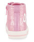 Toddler Girls Sequin High Top Sneakers