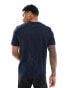 Фото #2 товара BOSS Tales box logo t-shirt in navy - NAVY