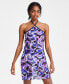 Фото #1 товара Платье для купания без рукавов с высоким воротником Miken Juniors, созданное для Macy's
