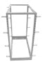 Фото #2 товара ALLNET ALL-SW4POST32GRAU - 32U - Freestanding rack - 400 kg - Gray - Open - 48.3 cm (19")