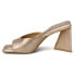 Фото #3 товара BEACH by Matisse Regan Metallic Block Heels Womens Gold Dress Casual REGAN-741