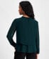 Petite Tiered Long-Sleeve Top