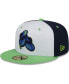 Men's White, Green Durham Bulls Shower Shoes Theme Night 59FIFTY Fitted Hat