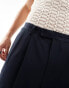 Фото #2 товара ASOS DESIGN smart oversized tapered trousers with double pleat in navy