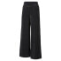 Puma Her Velour Wide Drawstring Pants Womens Black Casual Athletic Bottoms 84688