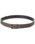 Ferragamo Reversible & Adjustable Leather Belt Men's Grey 115