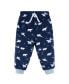 ფოტო #2 პროდუქტის Toddler Boys Fleece Blanket Sleepers, 2-pack