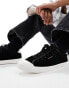 Фото #2 товара Tommy Jeans vulcanized suede trainers in black