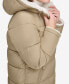 Фото #5 товара Women's Faux-Fur-Lined Hooded Puffer Coat