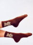 Фото #3 товара Женские носки с плюшевым мишкой SALIS светло-коричневые