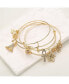 ფოტო #3 პროდუქტის Pave Bangle Bracelet Set