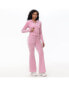 ფოტო #3 პროდუქტის Women's Heritage Cotton Velour Track Pants