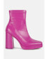 Фото #1 товара tintin square toe ankle heeled boots