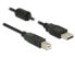 Delock 0.5m - USB 2.0-A/USB 2.0-B - 0.5 m - USB A - USB B - USB 2.0 - Male/Male - Black