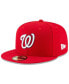 Фото #2 товара Men's Red Washington Nationals National Baseball Hall of Fame 59FIFTY Fitted Hat