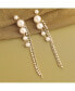 ფოტო #3 პროდუქტის Women's Sleek Drop Earrings