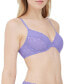 Women's Dare Dot Lace Unlined Underwire Bra with Lace