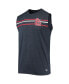 Men's Heathered Navy St. Louis Cardinals Muscle Tank Top