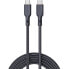 USB-C Cable Aukey CB-KCC102 Black 1,8 m