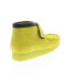 Фото #15 товара Clarks Wallabee Boot 26162470 Mens Yellow Suede Lace Up Chukkas Boots