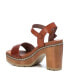 ფოტო #3 პროდუქტის Women's Casual Heeled Platform Sandals By