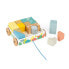 Фото #6 товара Тяга игрушки JANOD Pure Pull-Along Blocks Cart.