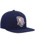 Фото #3 товара Головной убор Mitchell & Ness мужской синий New Jersey Nets Hardwood Classics Team Ground 2.0 Snapback Hat