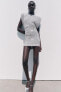 Фото #14 товара Платье с пайетками и подплечниками — zw collection ZARA