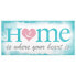 Magnettafel Home is where your Heart is