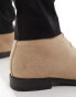 Фото #3 товара ASOS DESIGN chukka boots in stone faux suede