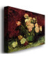 Фото #3 товара Vincent van Gogh 'Peonies and Roses' Canvas Art - 32" x 26"