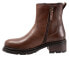 Softwalk Novato S2254-200 Womens Brown Leather Zipper Casual Dress Boots 5.5 - фото #4