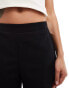 Noisy May wide leg elasticated waist trouser in black