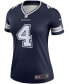 Фото #2 товара Women's Dak Prescott Navy Dallas Cowboys Legend Player Jersey